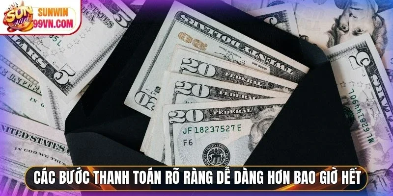Các bước thanh toán rõ ràng dễ dàng hơn bao giờ hết